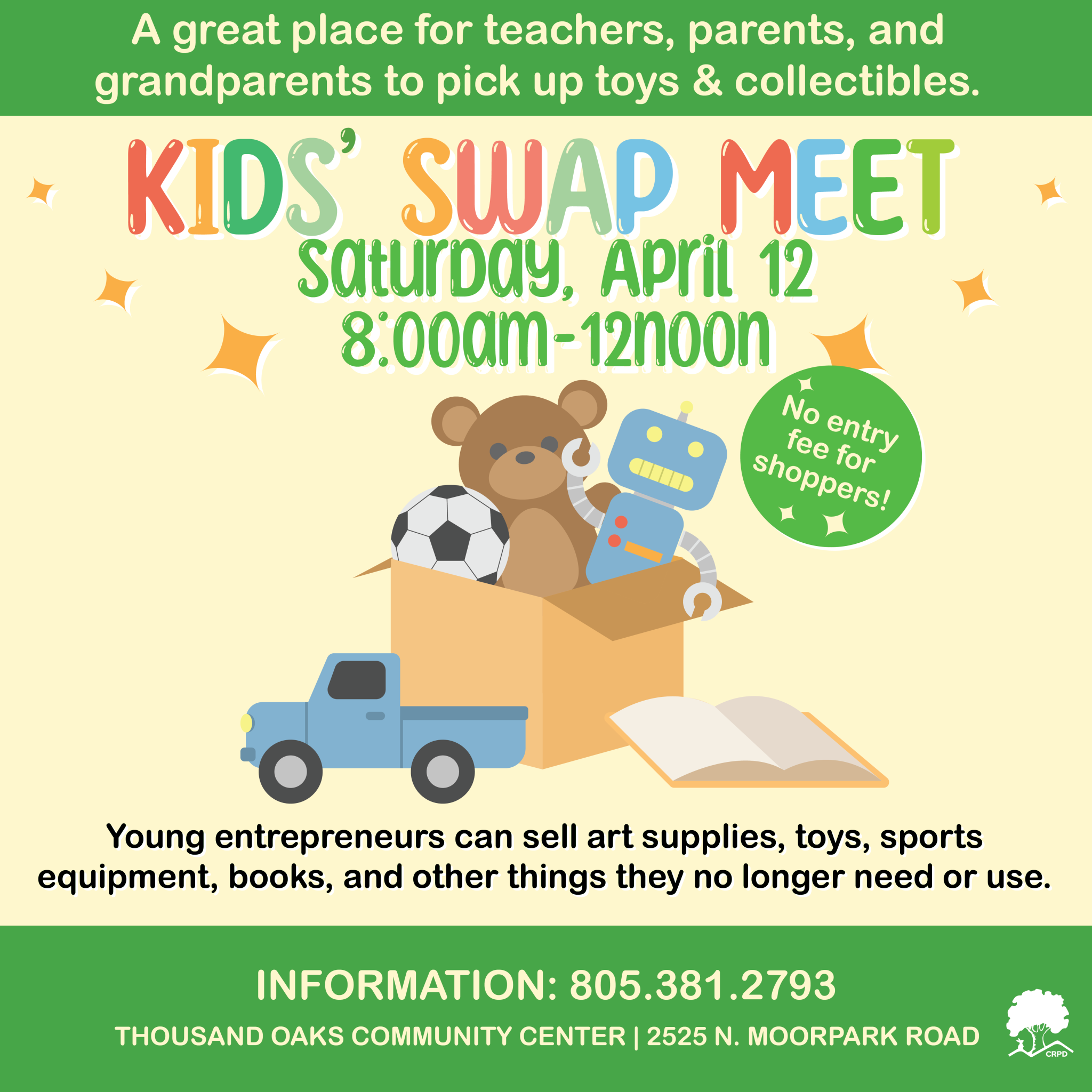 Kids Swap Meet Flyer