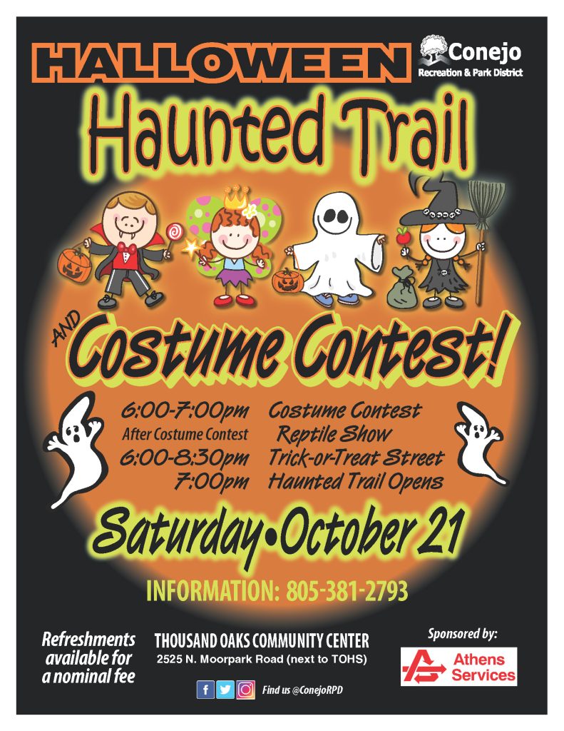 Haunted Trail & Costume Contest - Conejo Recreation & Park District