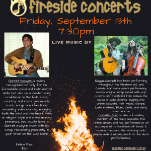 fireside concert september 13